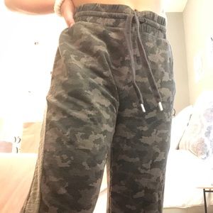 Camo sweatpants